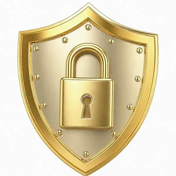 Shield with padlock — Karamba